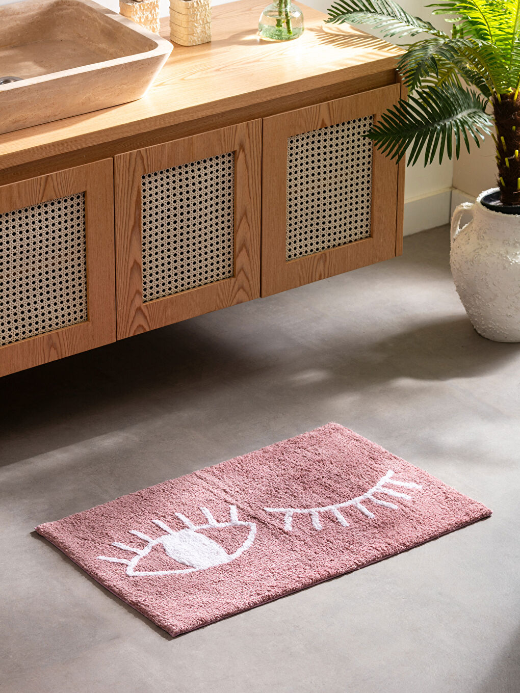 Eye Printed Bath Mat 50X80 Cm -S5ED06Z8-LT4