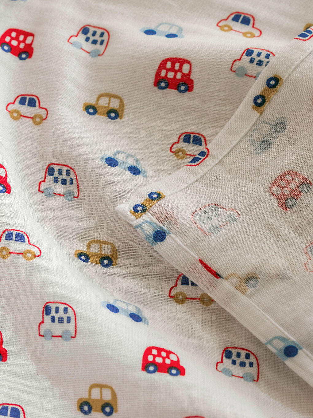LCW baby Ekru Baskılı Bebek Müslin Örtü 90x100 cm - 3