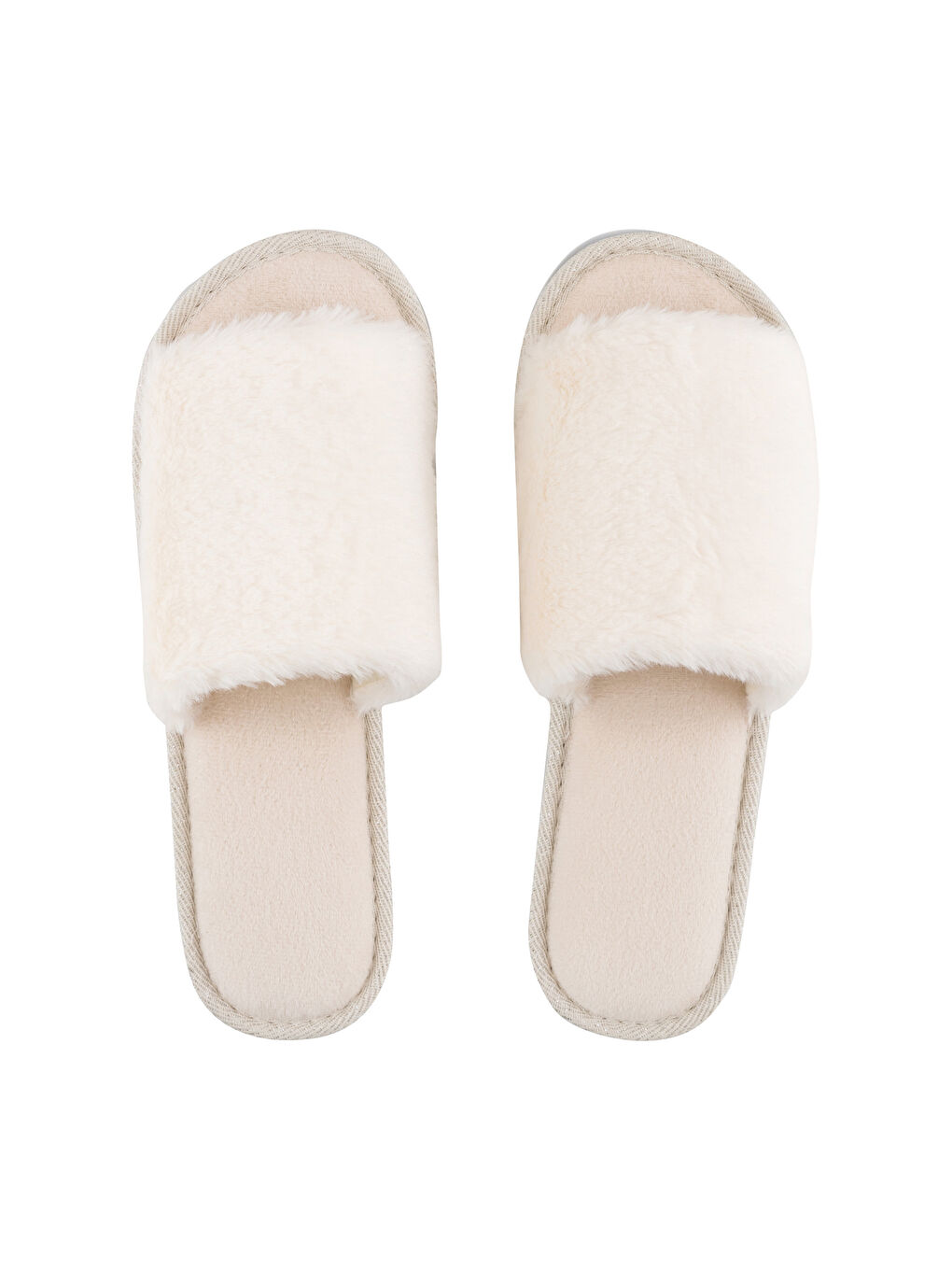 Plain Plush Women's Home Slippers -S5FB85Z8-FES