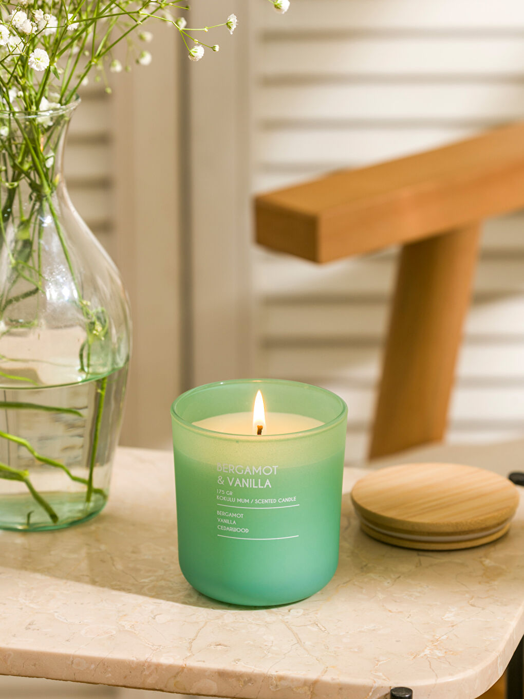LCW HOME Bergamot Scented Glass Candle 190 g -S5FT75Z8-LRR