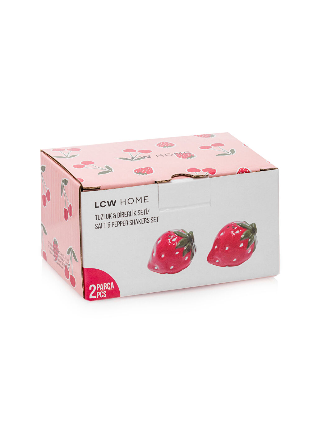 Strawberry Figurine Ceramic Salt and Pepper Set -S5G685Z8-K90