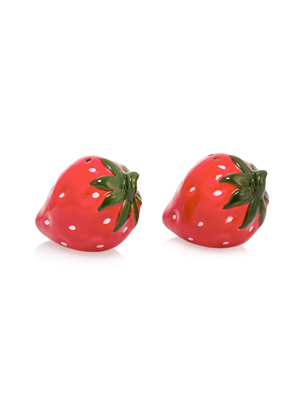Strawberry Figurine Ceramic Salt and Pepper Set -S5G685Z8-K90