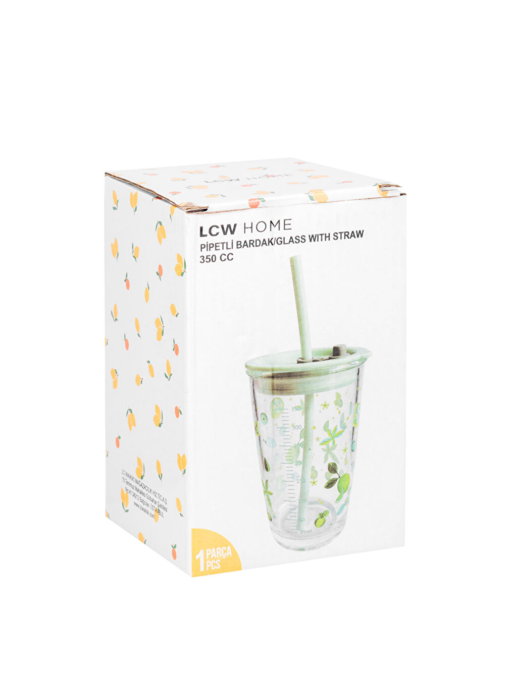 Printed Glass with Straw 350 ml -S5G985Z8-M0T