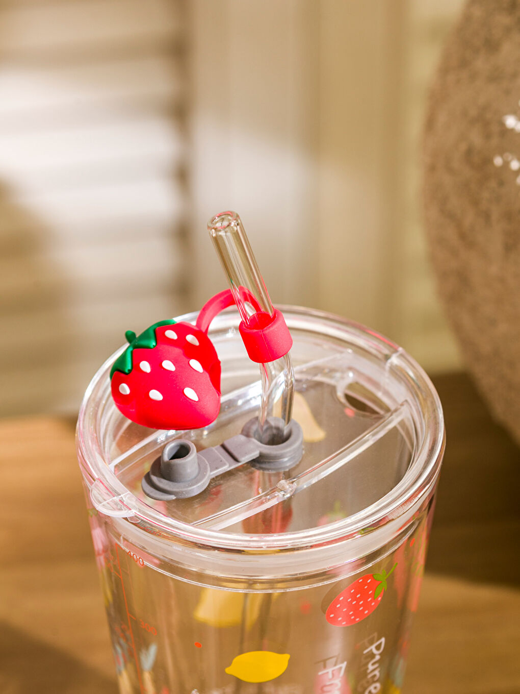 Printed Glass with Straw 400 ml -S5G986Z8-M0T