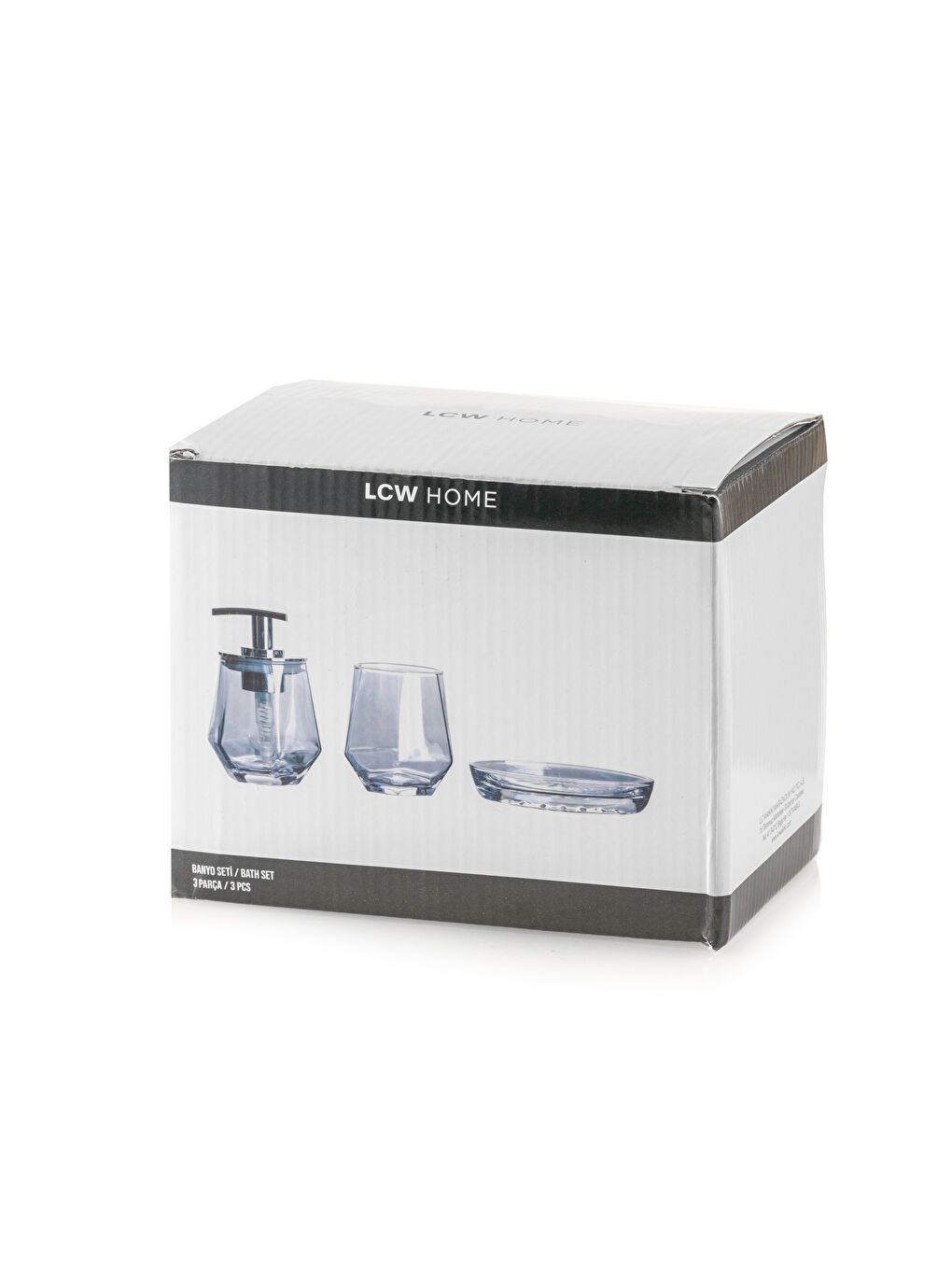 Renksiz 3 Parça Cam Banyo Seti-3