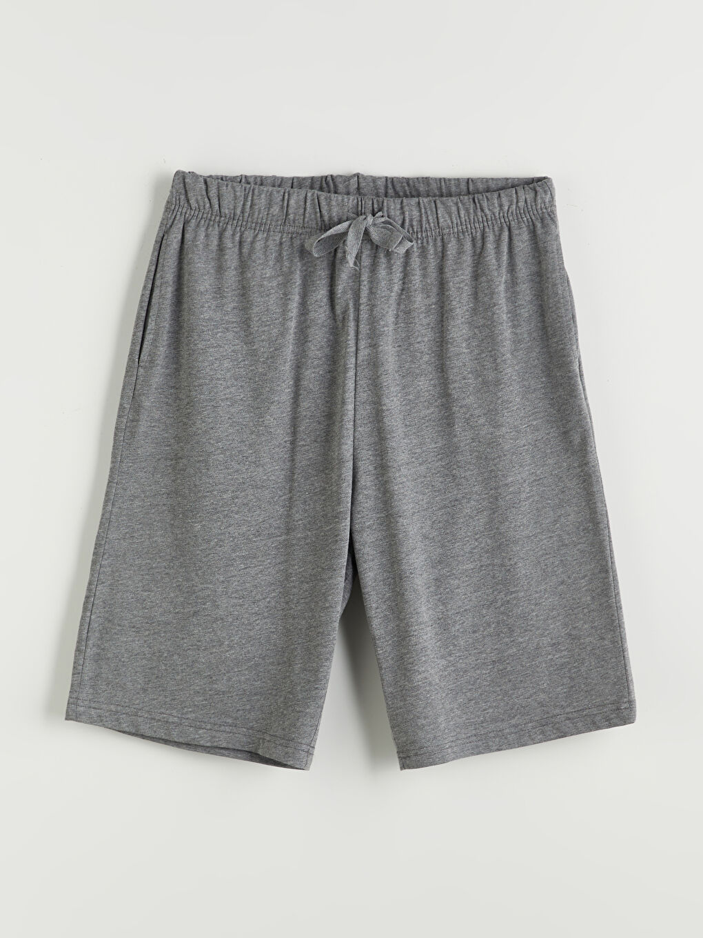 Gri Standart Kalıp Erkek Pijama Alt Şort