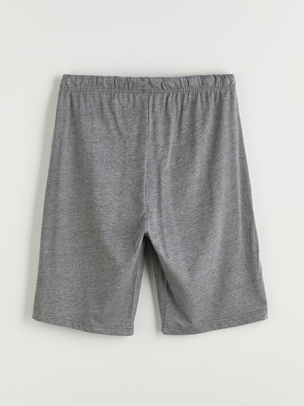 Gri Standart Kalıp Erkek Pijama Alt Şort-1