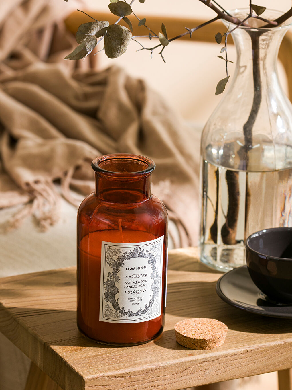 Karışık Dekoratif Camlı Kokulu Mum-1