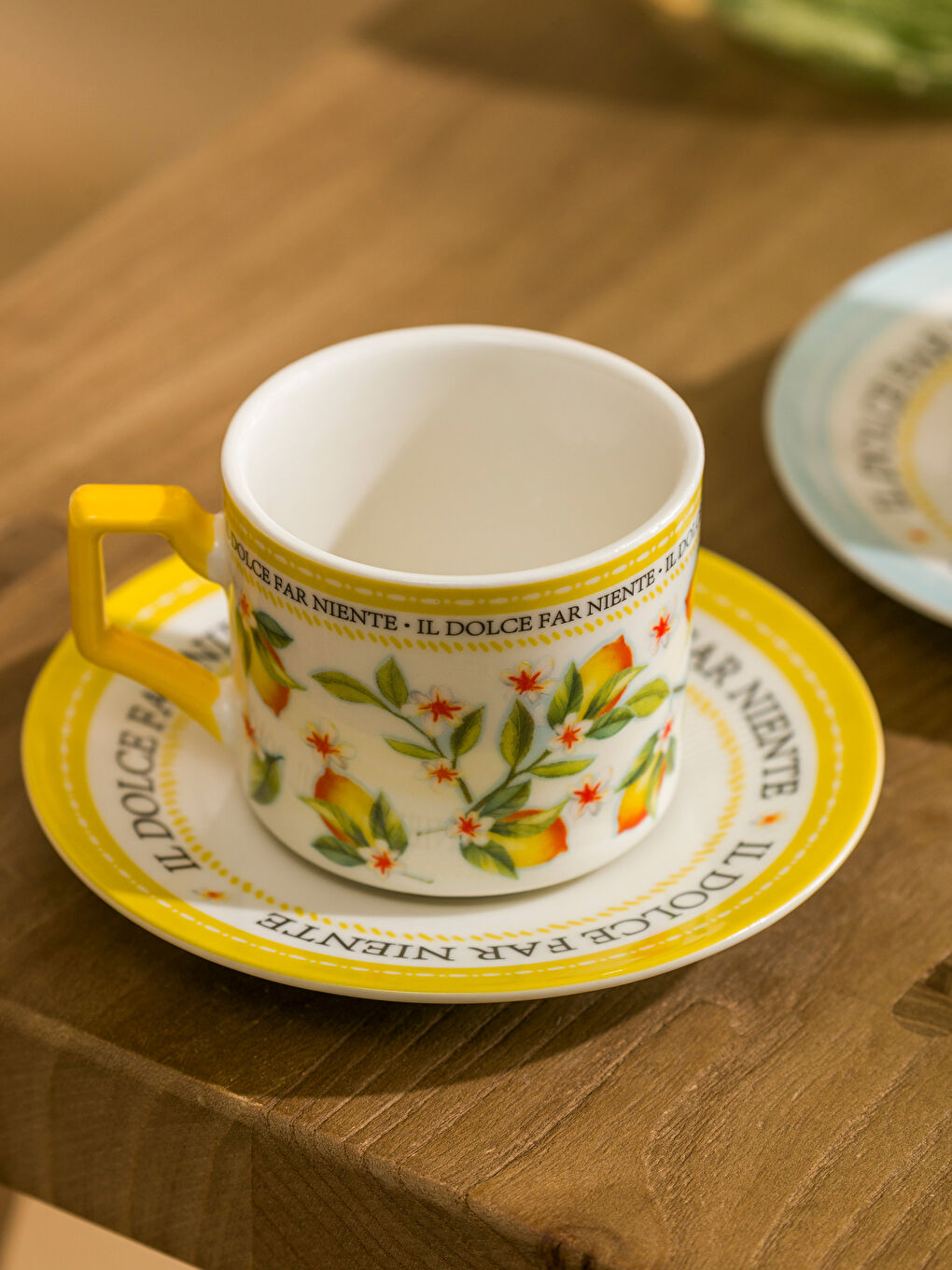 Floral Printed 2-Person Porcelain Coffee Cup Set 90 ml-2