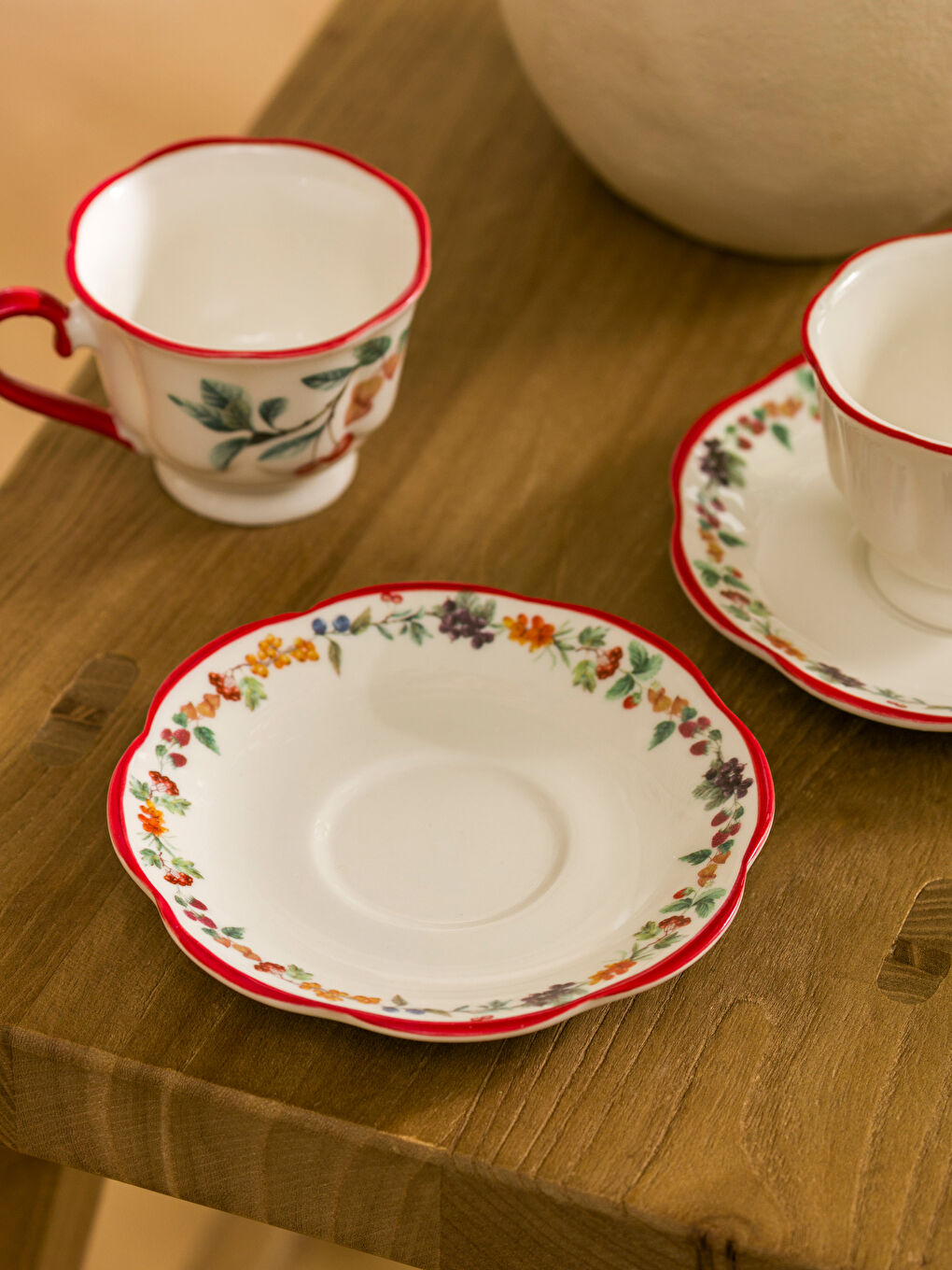 LCW HOME Karişik Baskılı 2 Kişilik Porselen Kahve Fincan Takımı 90 ml - 1
