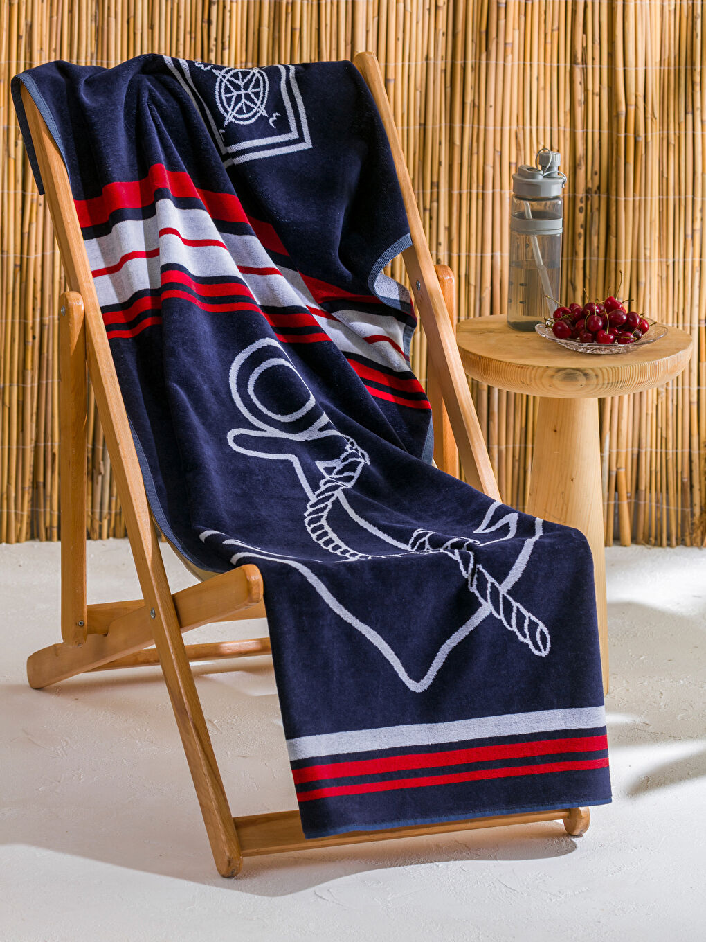 LCW ACCESSORIES Man NAVY Beach Towel -S5GT82Z8-HEL