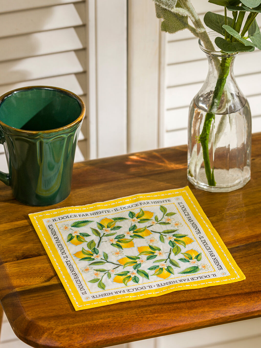 Lemon Printed Paper Napkins 20-Pack -S5GU27Z8-M0T