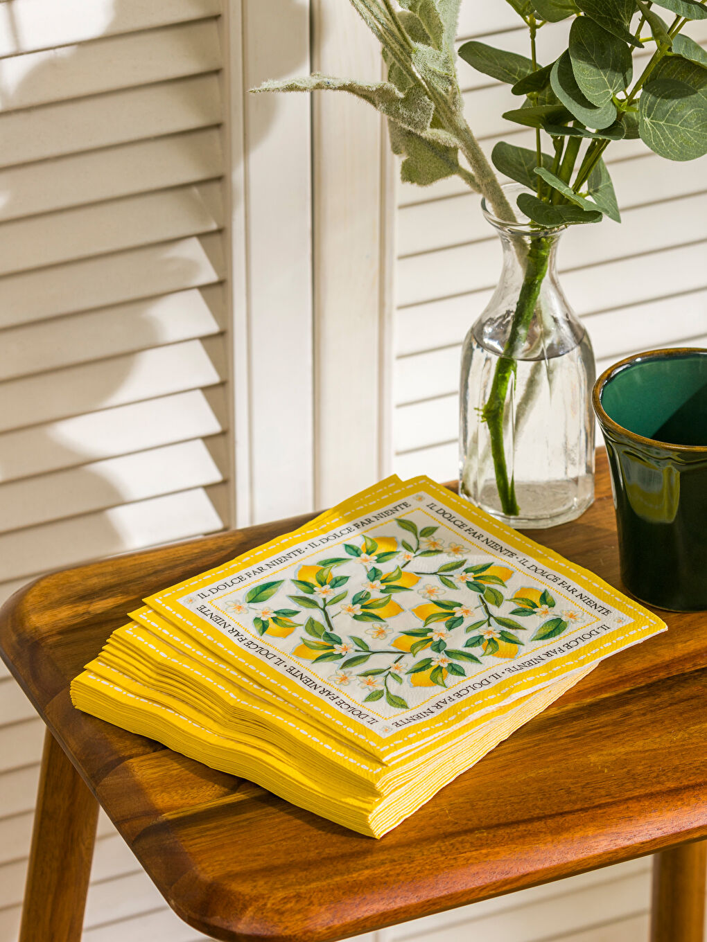 Lemon Printed Paper Napkins 20-Pack -S5GU27Z8-M0T