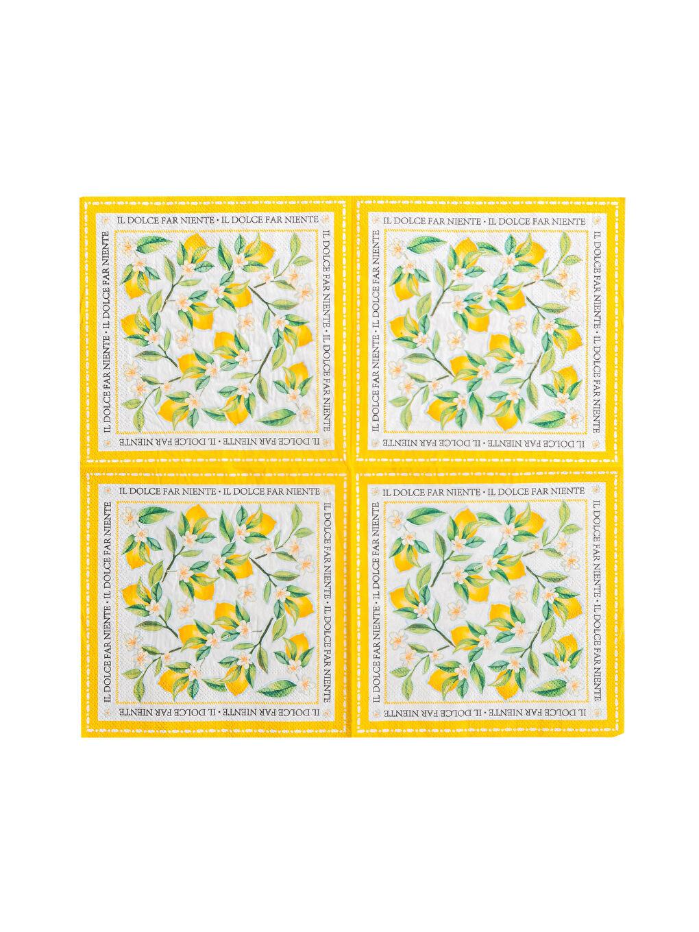 Lemon Printed Paper Napkins 20-Pack -S5GU27Z8-M0T