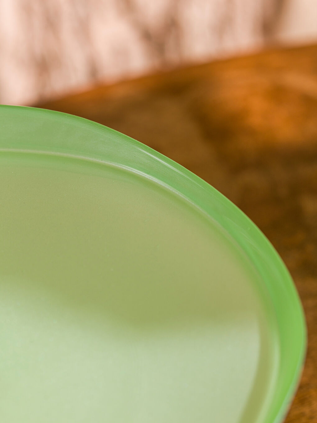 Turkuaz Ayaklı Cam Sunumluk 21 cm-2