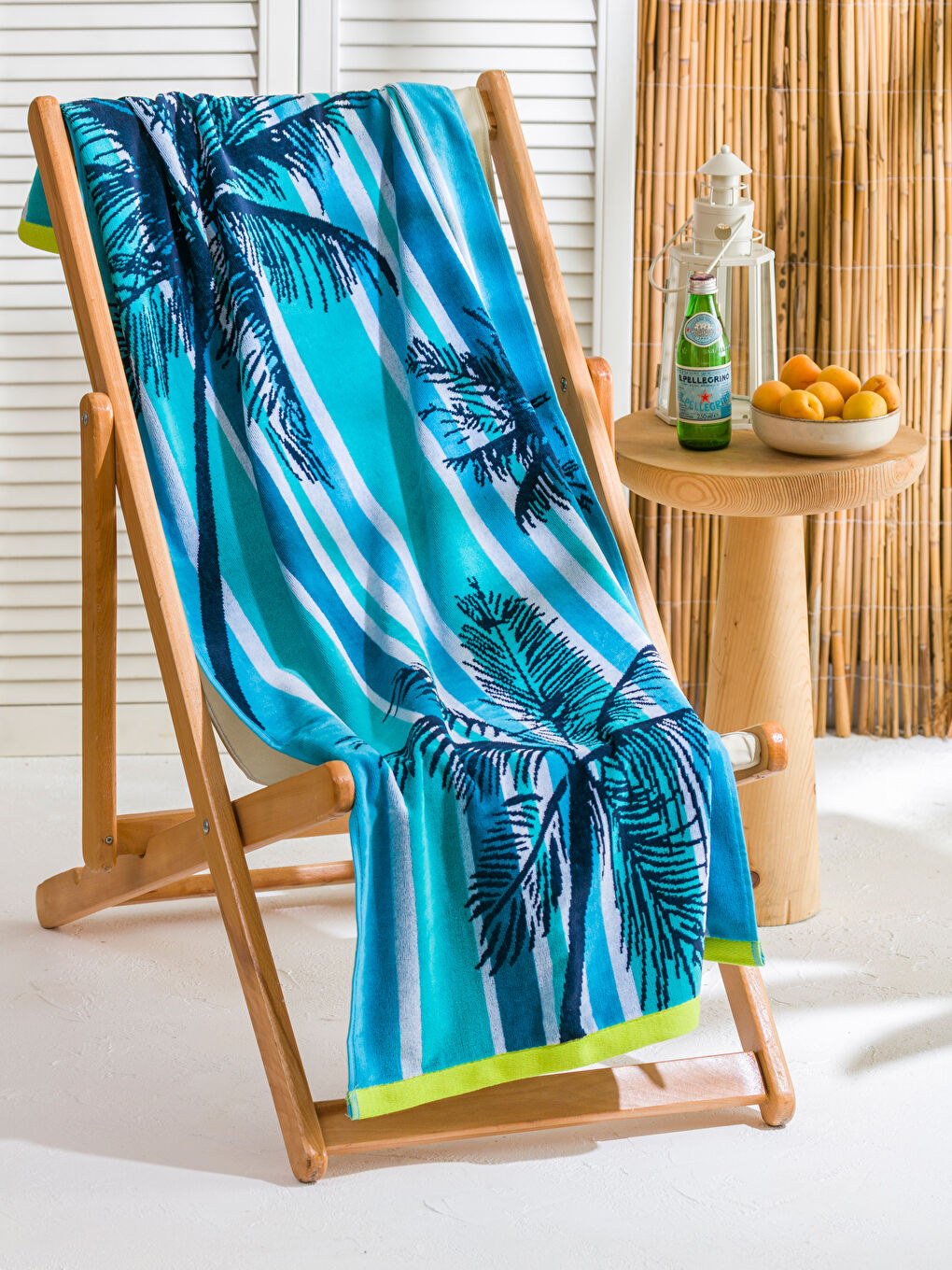 LCW ACCESSORIES Štampani Muški Peškir za Plažu 70x150 cm -S5H127Z8-DEB