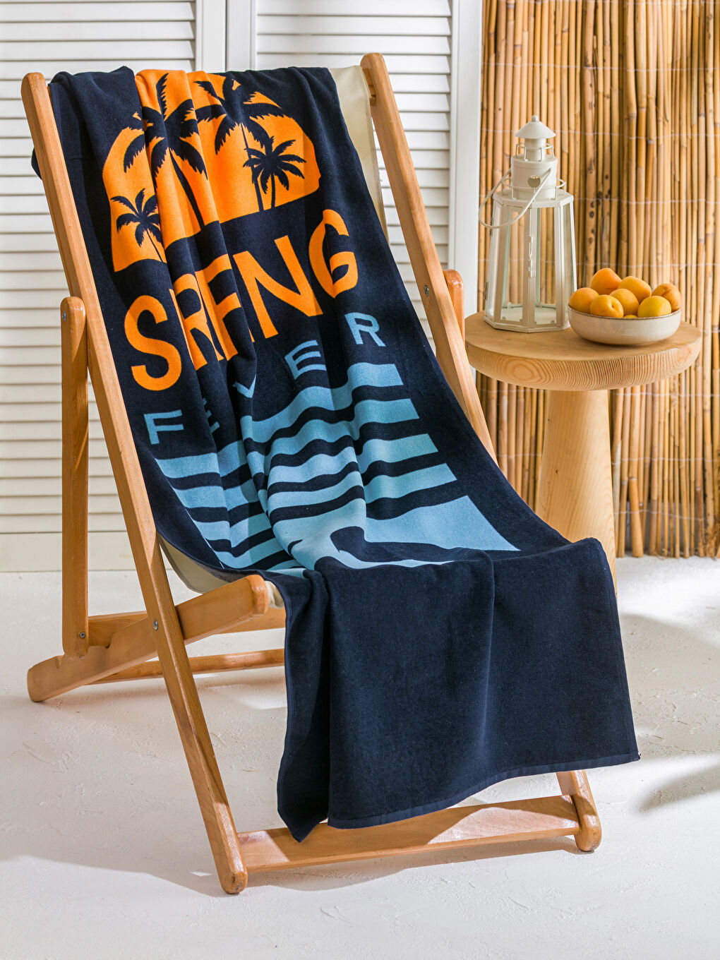LCW ACCESSORIES Printed Men's Beach Towel 70x150 cm -S5H129Z8-F9C