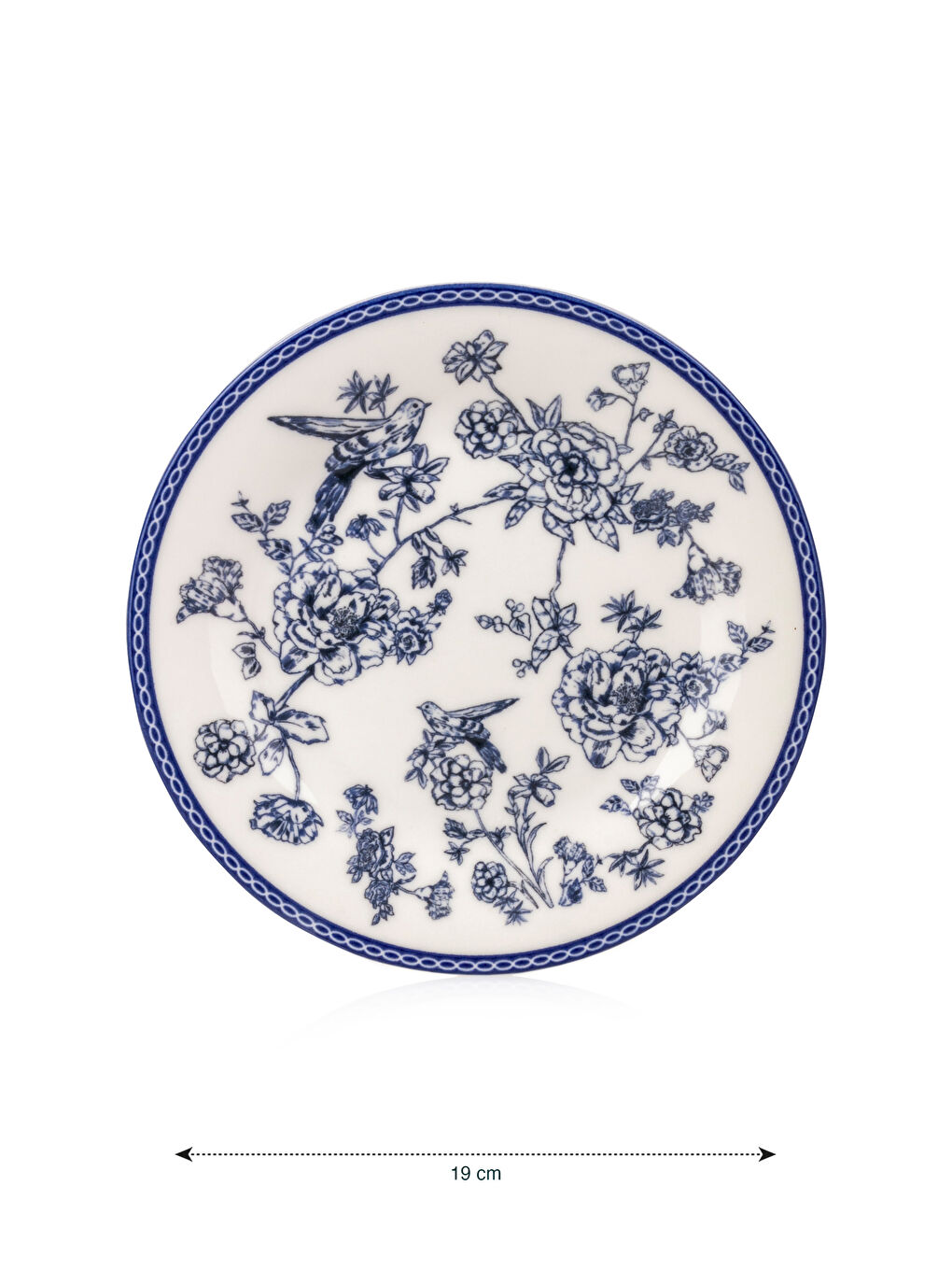 Flower Printed Porcelain Dessert Plate 19 cm -S5H224Z8-LQQ