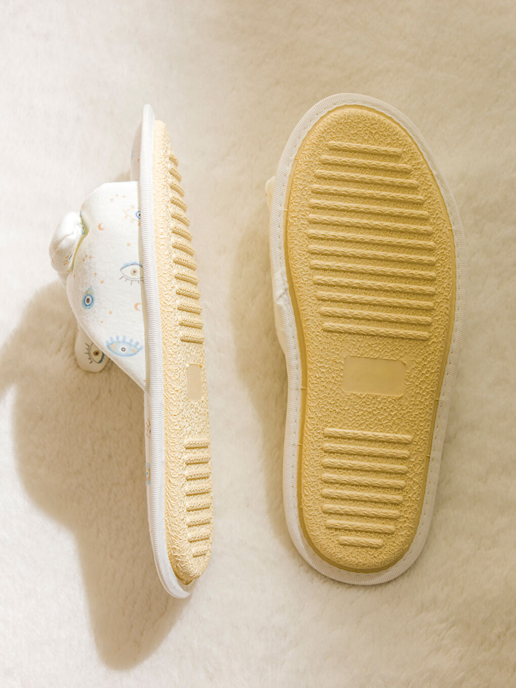 Bow Detailed Women's Home Slippers -S5HC74Z8-F9C