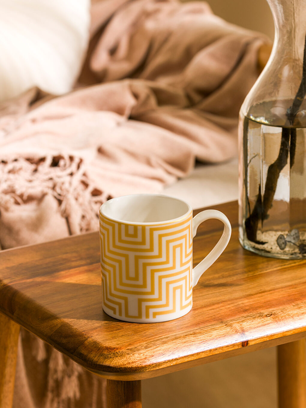 LCW HOME Sari Çizgi Baskılı Seramik Kupa 290 ml