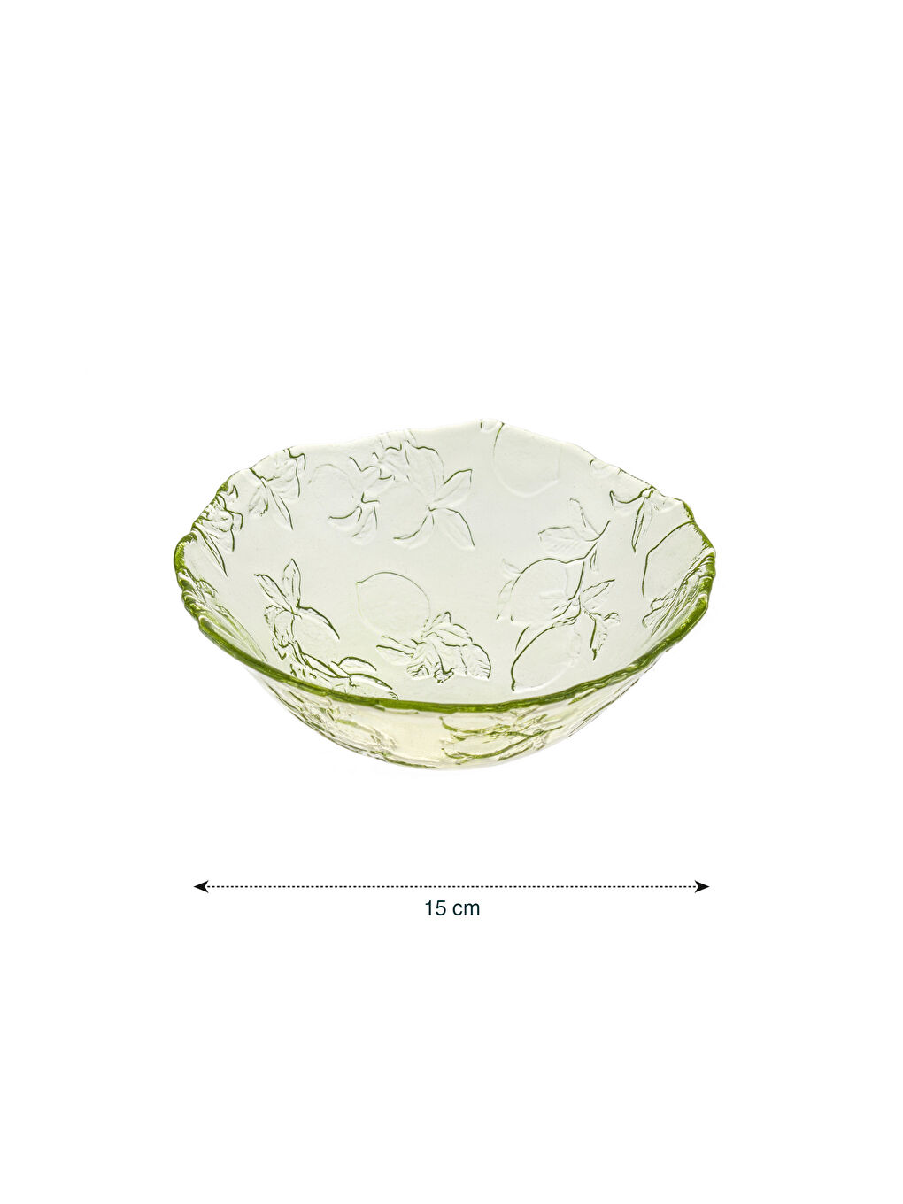 LCW HOME Yeşil Cam Kase Seti 2'li 15 cm - 4