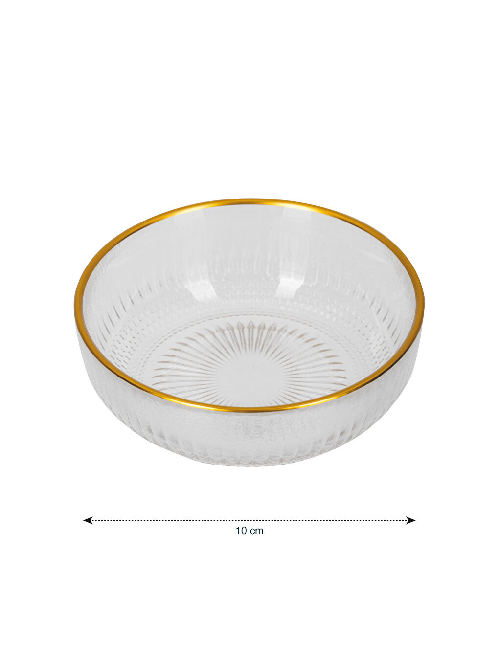 Patterned Glass Bowl Set 4-pack 10 cm -S5HJ30Z8-Q57