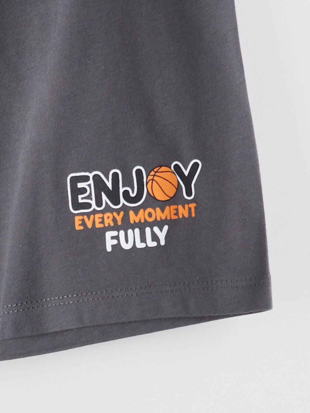 LCW Kids Gri Beli Lastikli Baskılı Erkek Çocuk Pijama Alt - 1