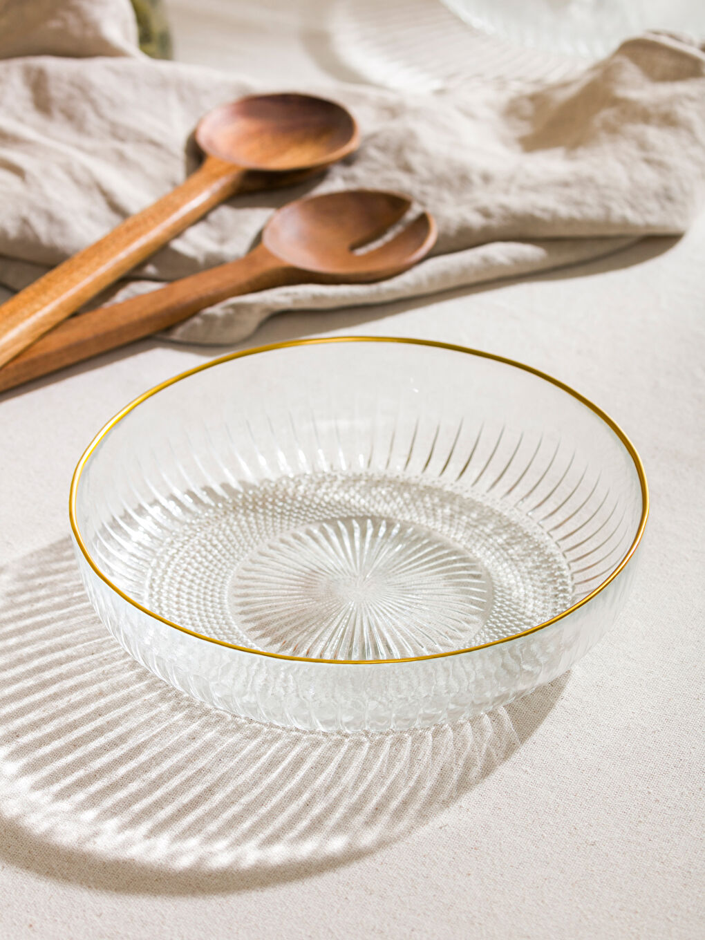 Decorative Glass Bowl Set of 2 21 cm -S5HQ38Z8-Q57