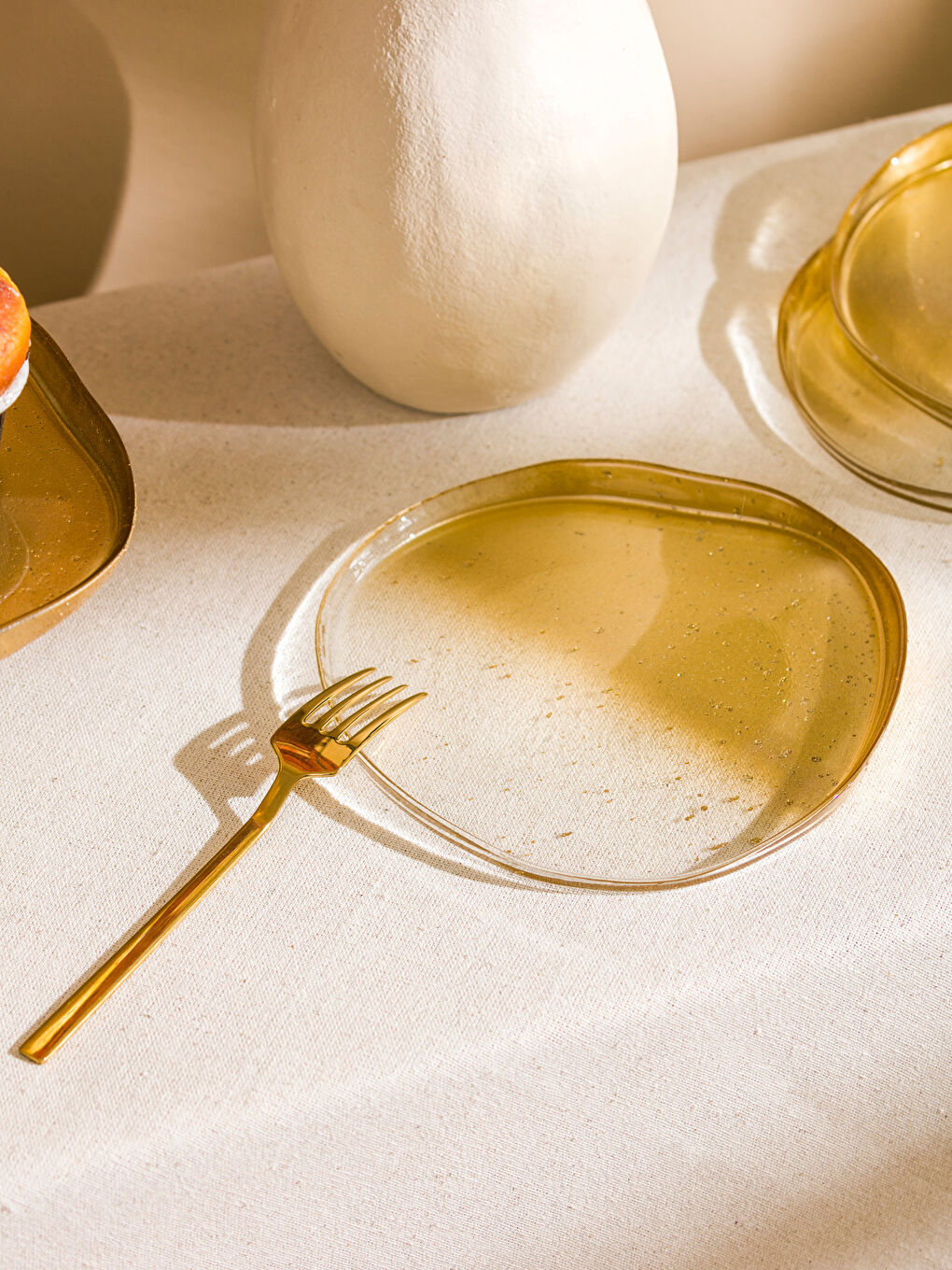 გამჭვირვალე მინის სერვირების ლანგარი 4-ცალიანი პაკეტი 18 სმ-1