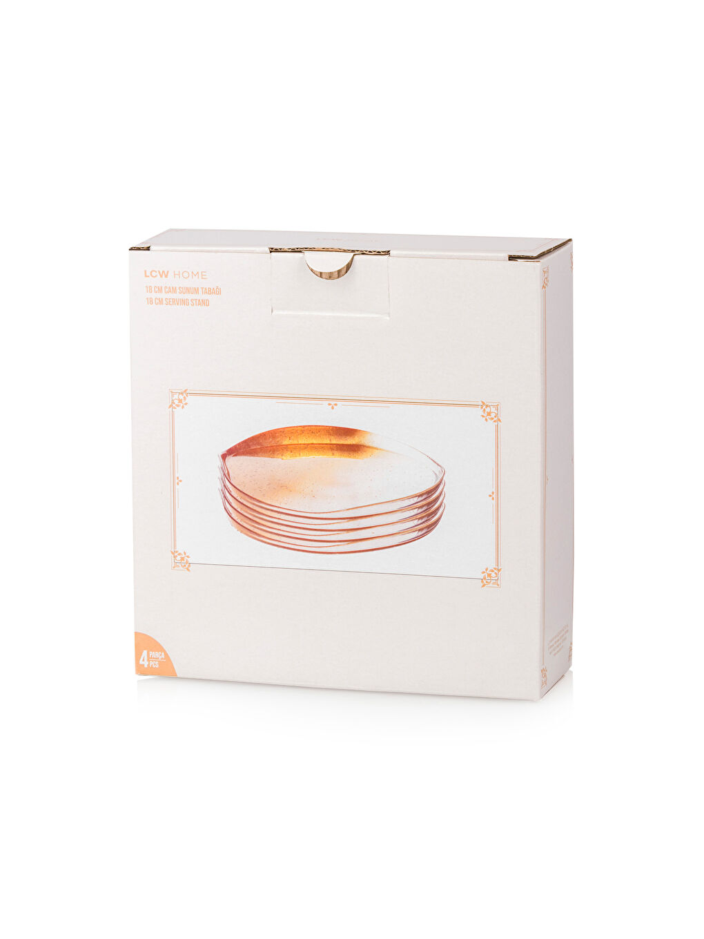 გამჭვირვალე მინის სერვირების ლანგარი 4-ცალიანი პაკეტი 18 სმ-3