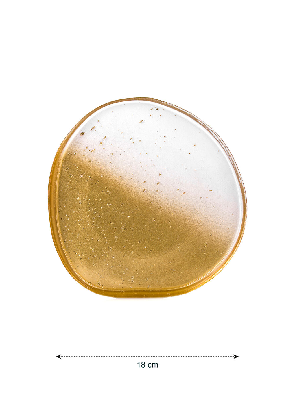 გამჭვირვალე მინის სერვირების ლანგარი 4-ცალიანი პაკეტი 18 სმ-4