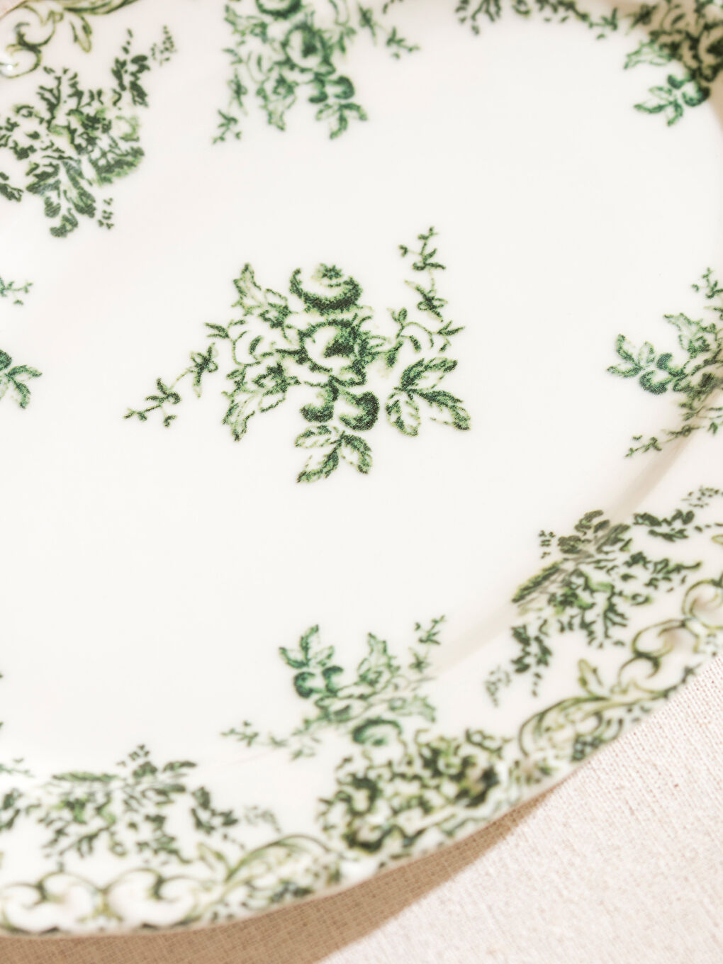 ნაბეჭდი ფაიფურის ნავის თეფში 30 სმ-2