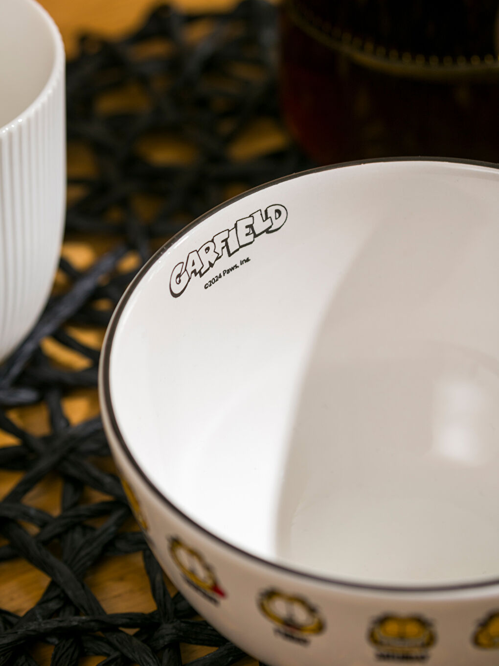 LCW HOME Garfield Printed Ceramic Bowl 14 cm -S5HT63Z8-J5E