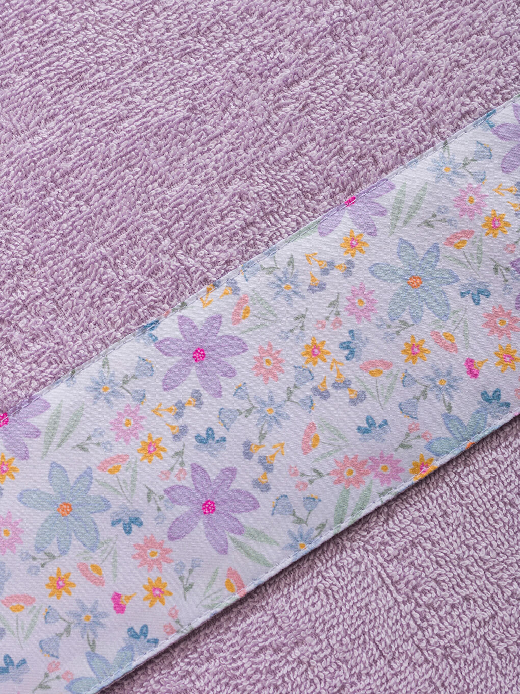 Flower Printed Cotton Face Towel 50X80 Cm -S5HT66Z8-RZG