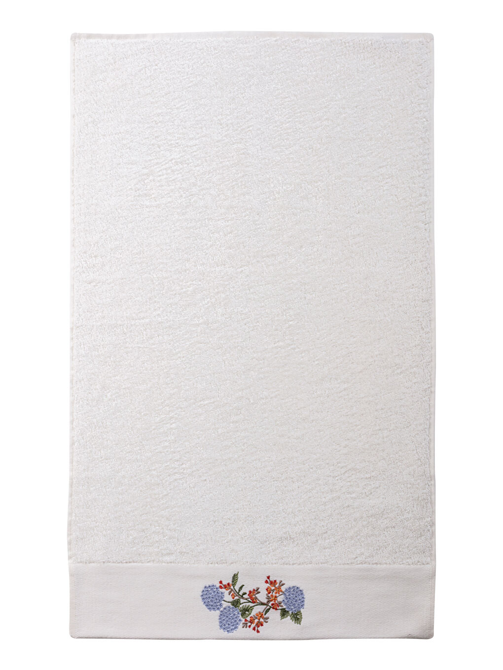 Embroidered Floral Cotton Hand Towel 50x80 cm -S5HT80Z8-EEW