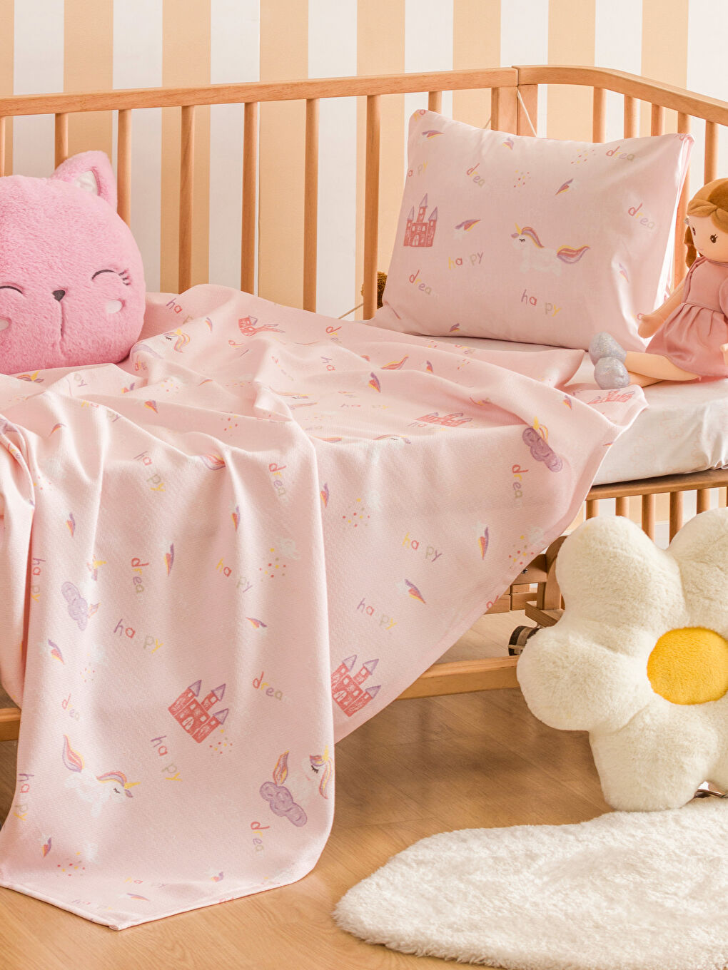 LCW HOME Karişik Baskılı Bebek Pike Takımı
