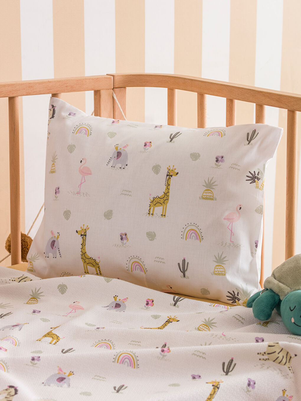 Karışık Baskılı Bebek Pike Takımı-1