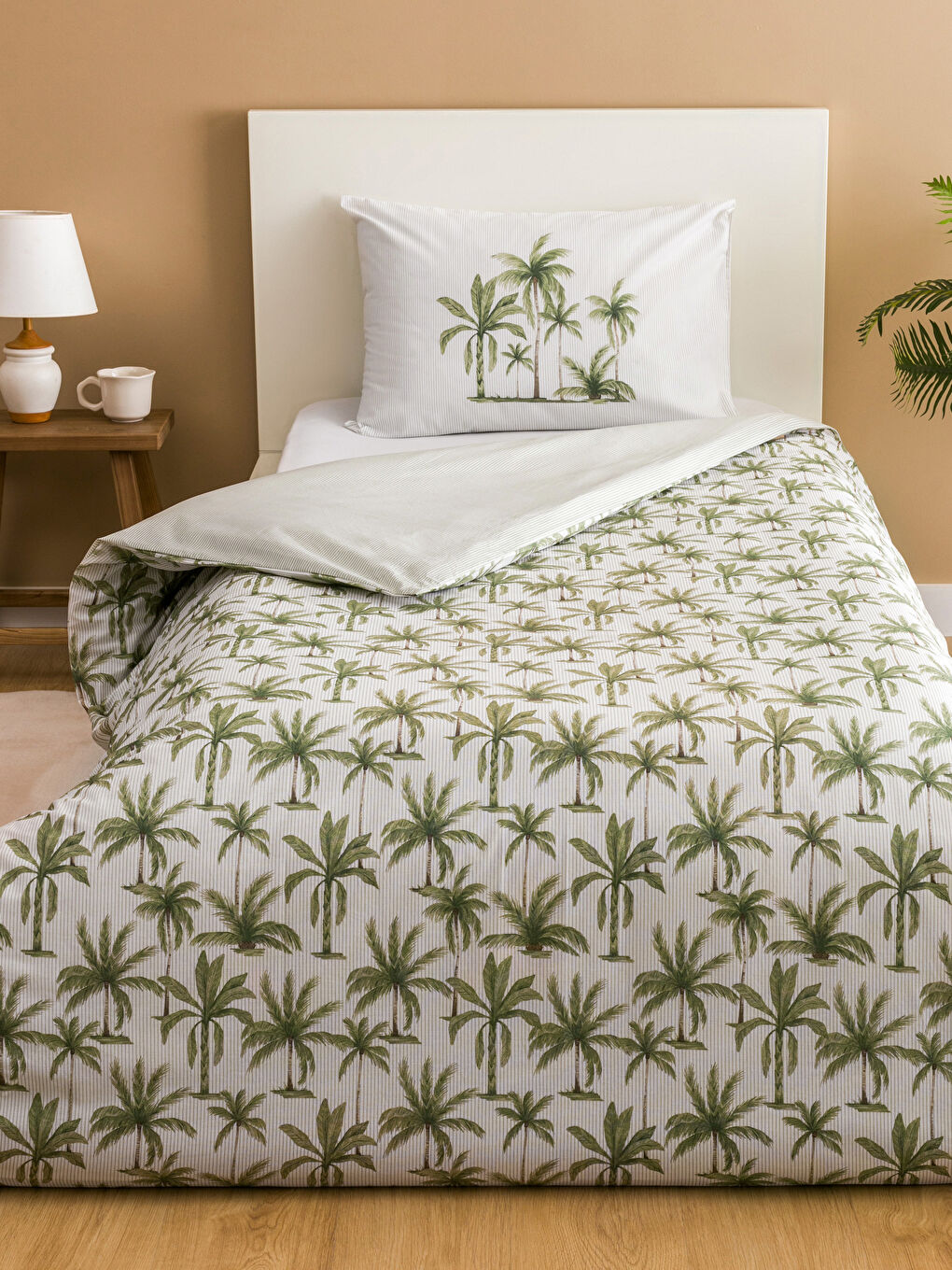 Tree Printed Single Bed Linen Set -S5I091Z8-F9C