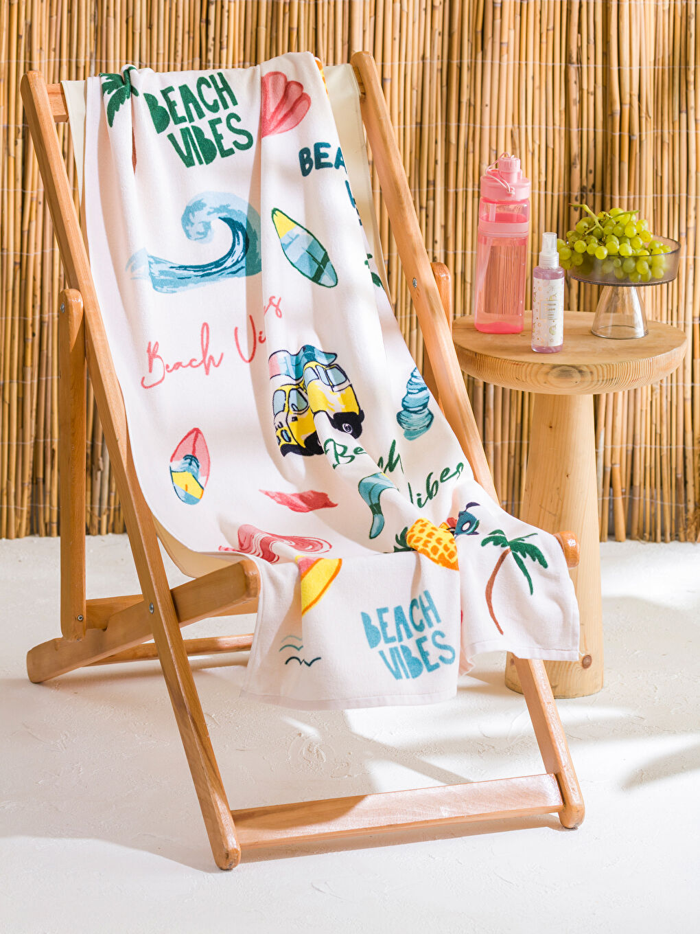 LCW ACCESSORIES Printed Women's Beach Towel 70x150 cm -S5I104Z8-F9C