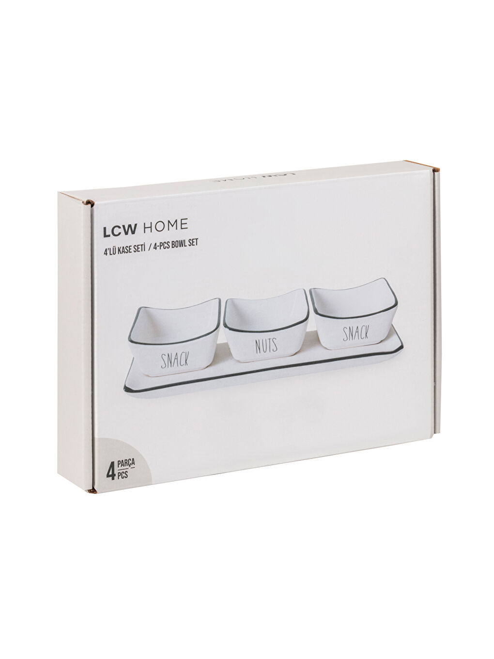 Lcw Home Lot de 4 Bols en Céramique Imprimés -S5I293Z8-J5E