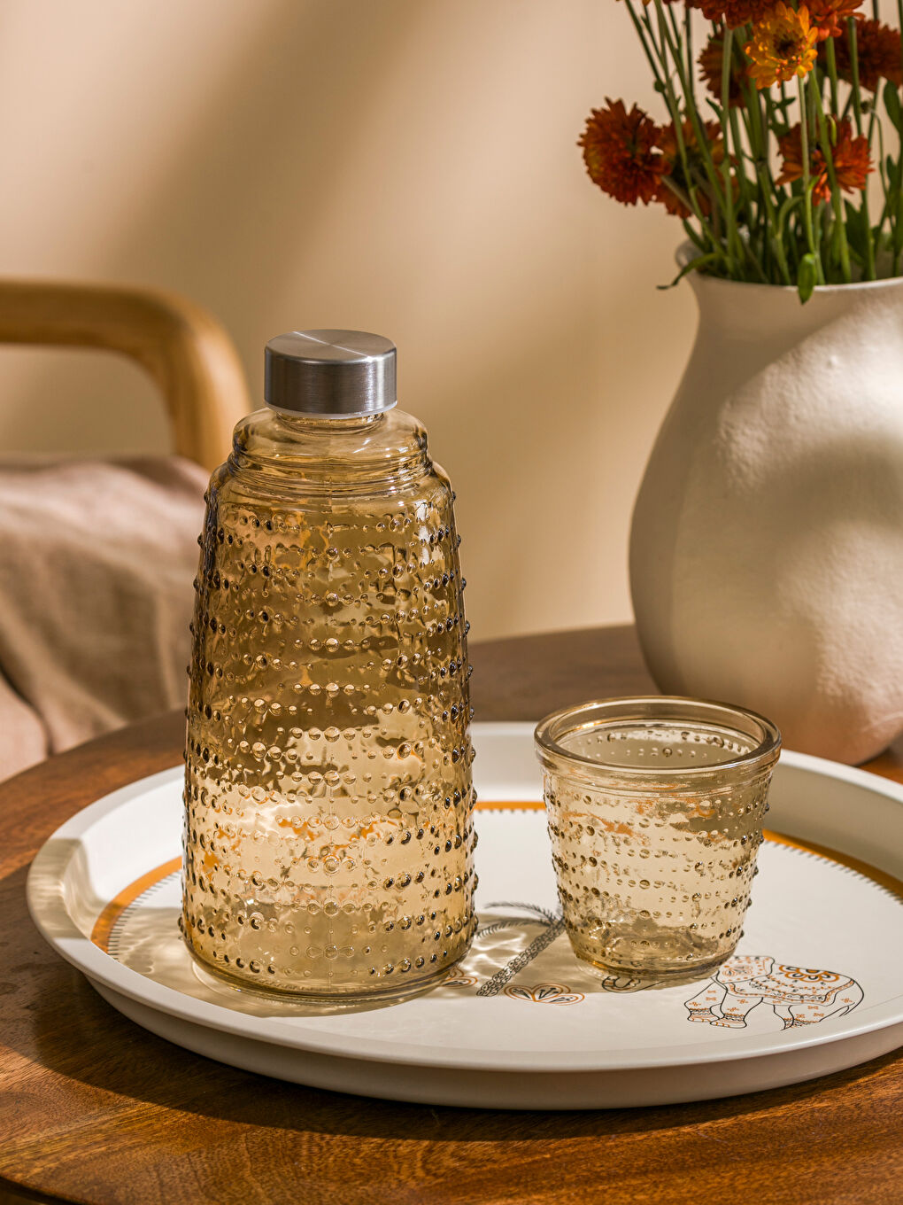 Glass Water Bottle 1030 ml -S5I372Z8-H8F