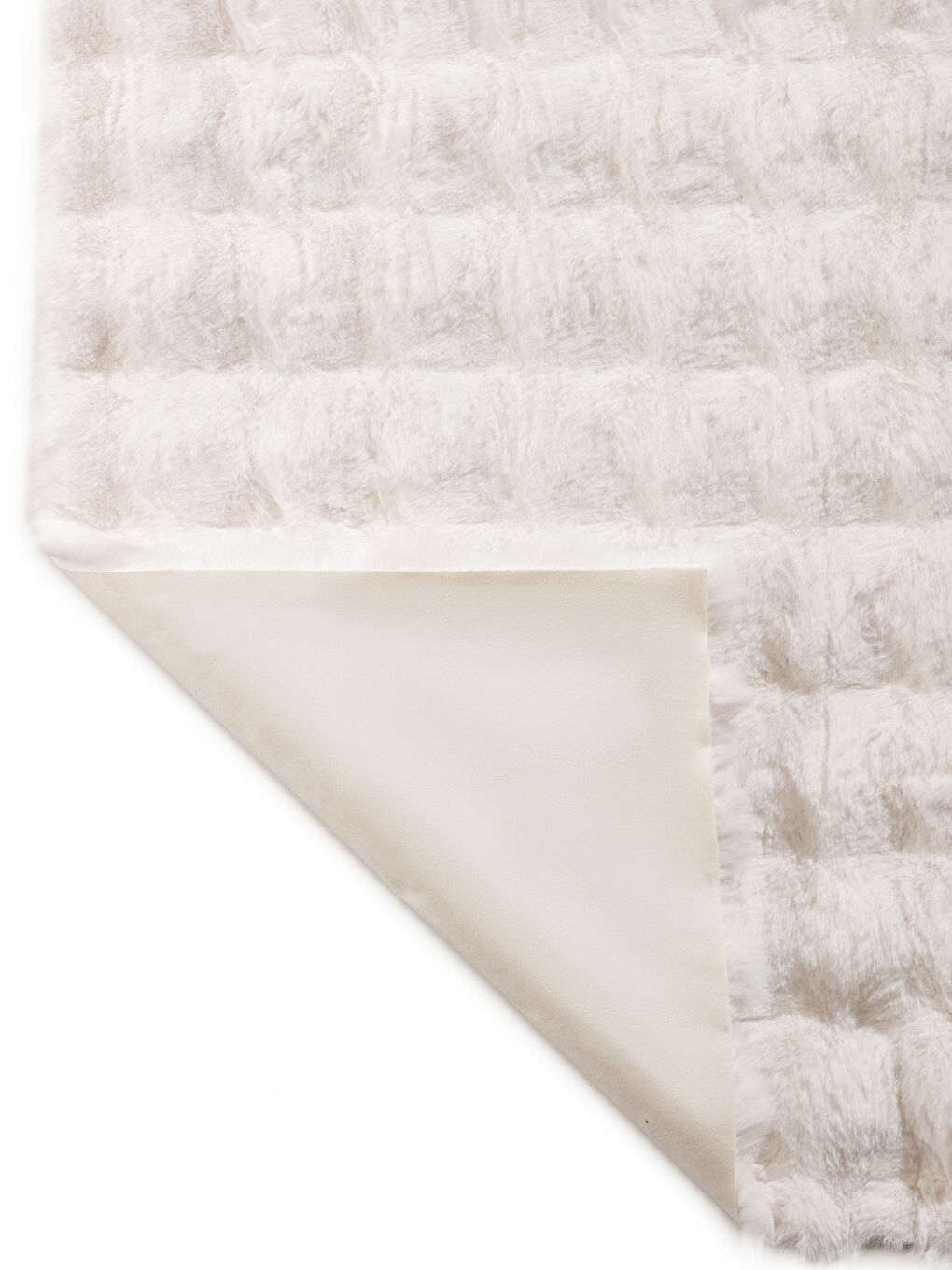 LCW HOME Ekru Pelüş Halı 80x150 cm - 3