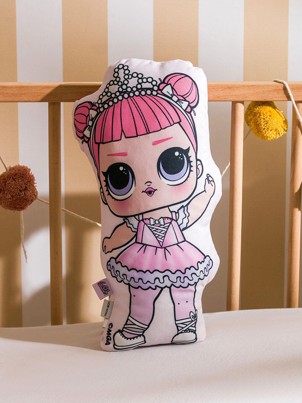 LCW HOME Karışık Lol Bebek Figürlü Pelüş Bebek Kırlent 40 Cm - 1
