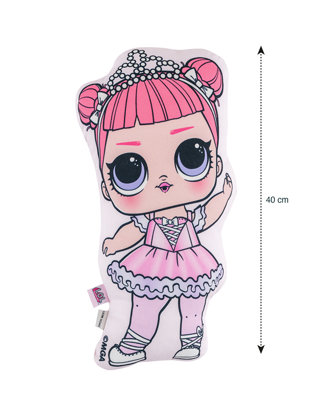 LCW HOME Karışık Lol Bebek Figürlü Pelüş Bebek Kırlent 40 Cm - 3
