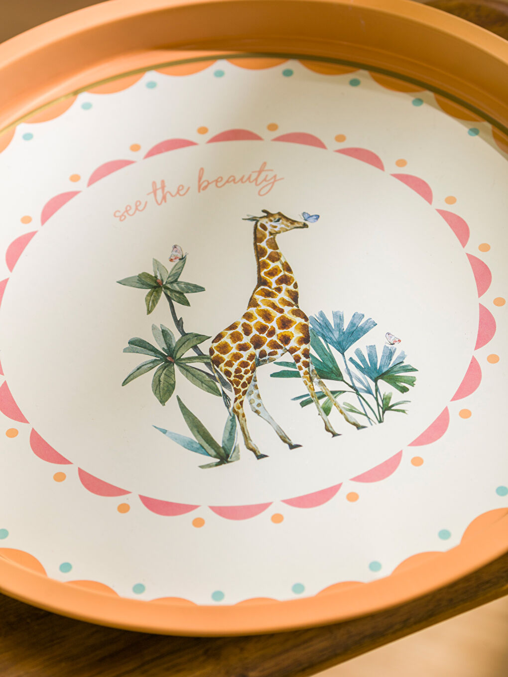 Round Decorative Tray 34 cm -S5I749Z8-M0T