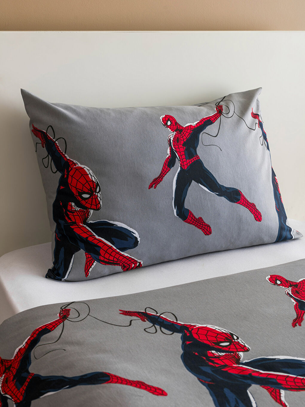 LCW HOME Karişik Spider-Man Baskılı Tek Kişilik Nevresim Seti - 2