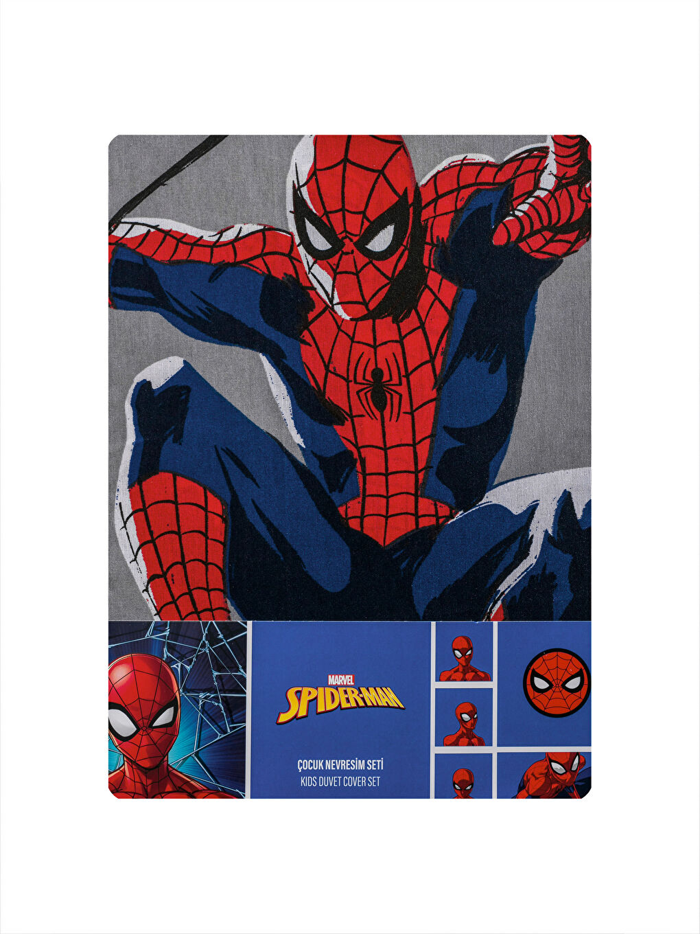 LCW HOME Karişik Spider-Man Baskılı Tek Kişilik Nevresim Seti - 6