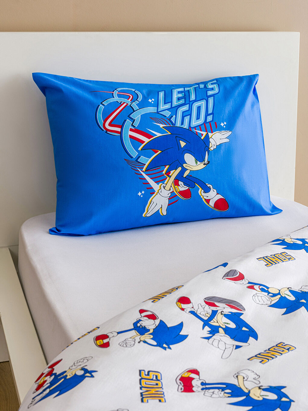 Sonic Printed Cotton Single Duvet Cover Set -S5I885Z4-F9C