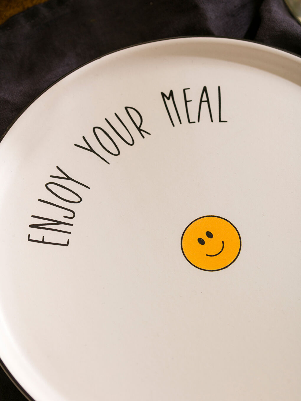 Printed Ceramic Cake Plate 22 cm-2