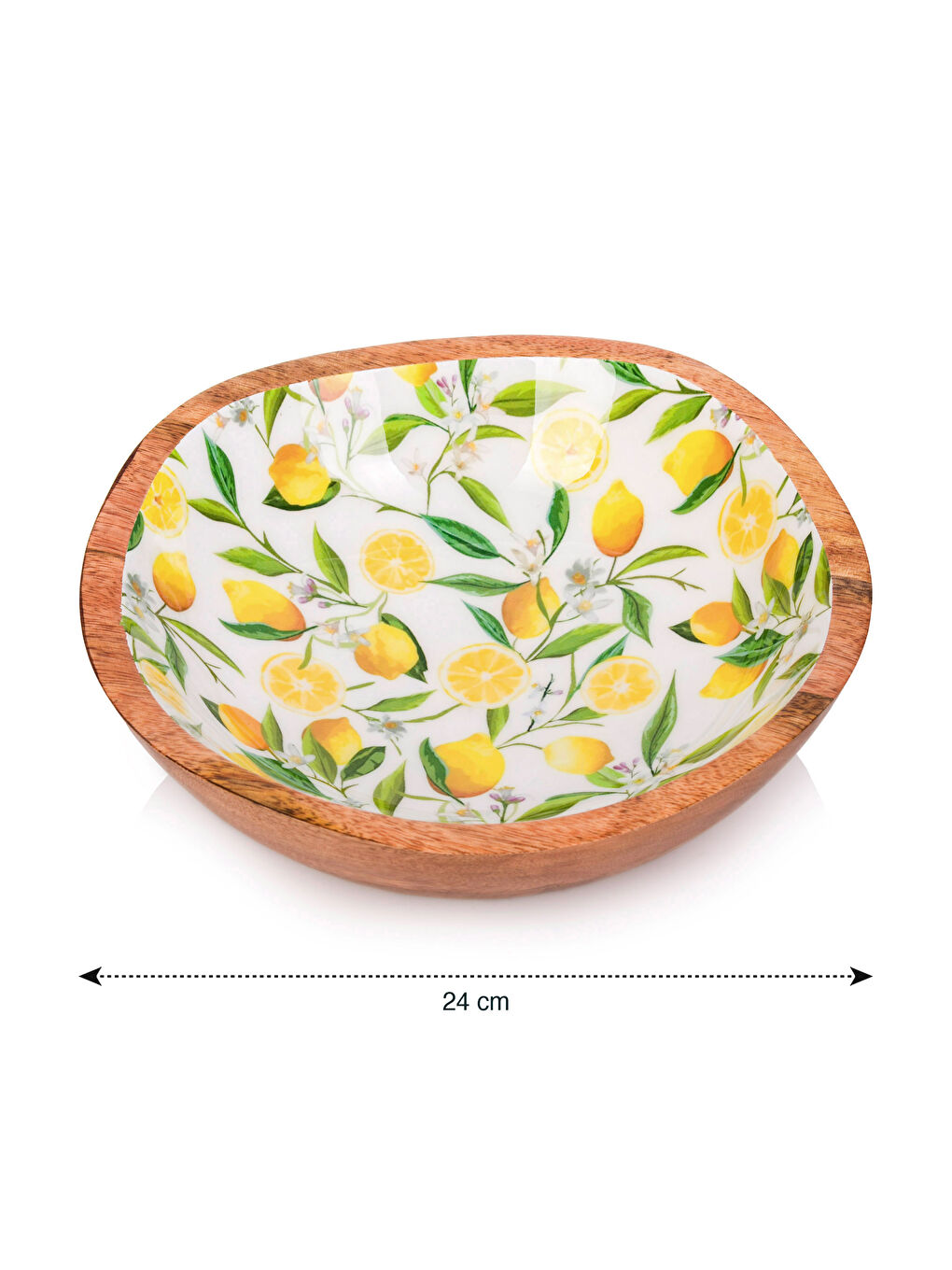 Лимон принтті салат ыдысы 24 см-3